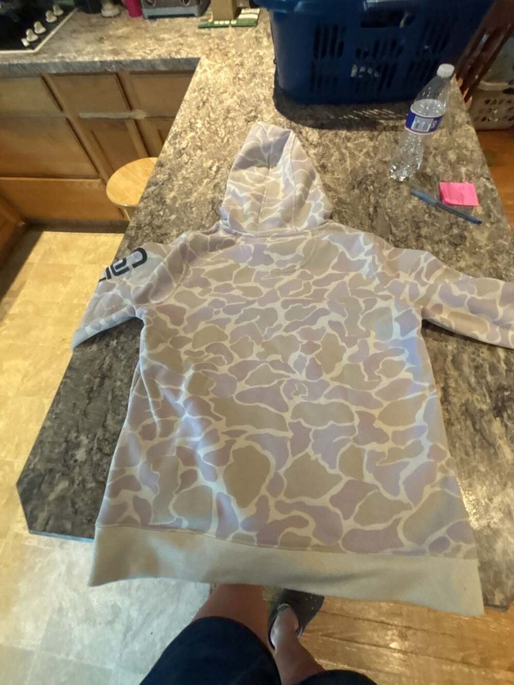 Carhartt Women's Relaxed Fit Midweight Camo Hoodie Size M - Picture 5 of 5
